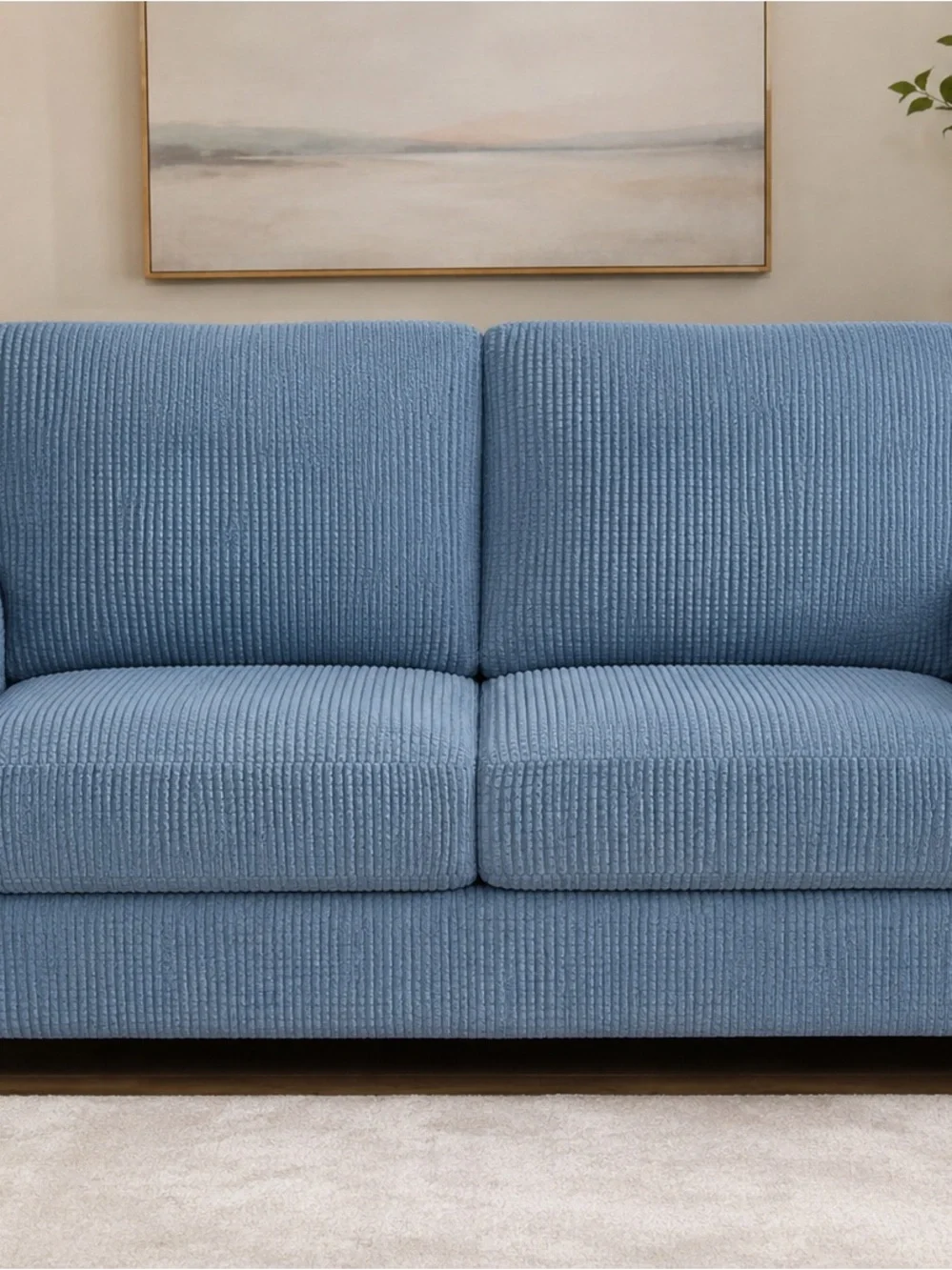 Blue 5-Piece Stretch Loveseat Slipcover Set | Soft Washable Couch Cover | New